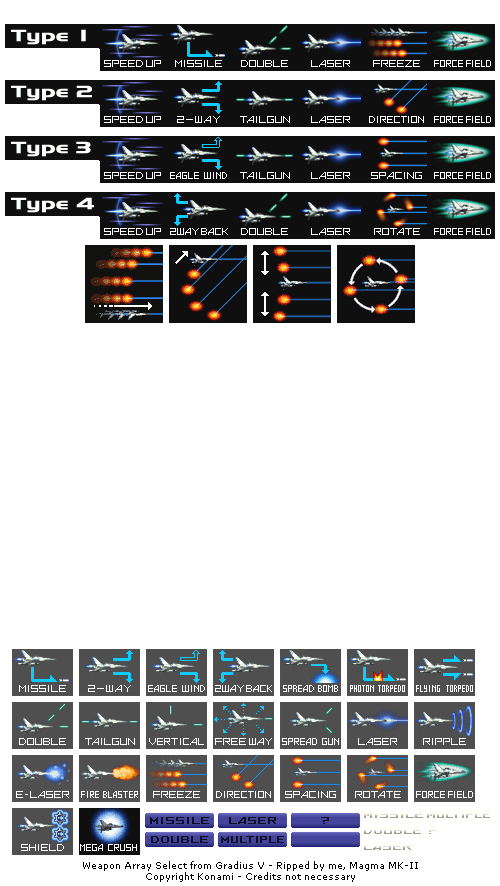 Weapon Array Select