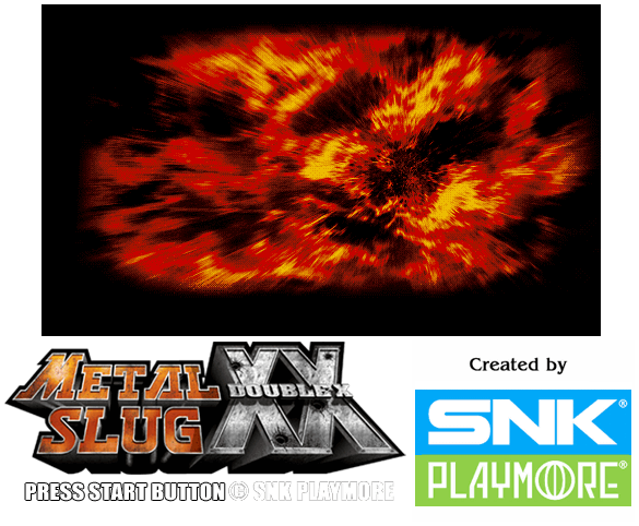 Metal Slug XX - Title Screen