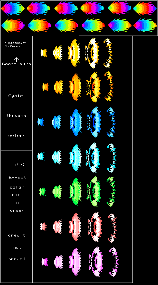 Sonic Colors - Final Color Blaster Effects