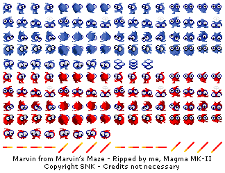 Arcade - Marvin's Maze - Marvin - The Spriters Resource