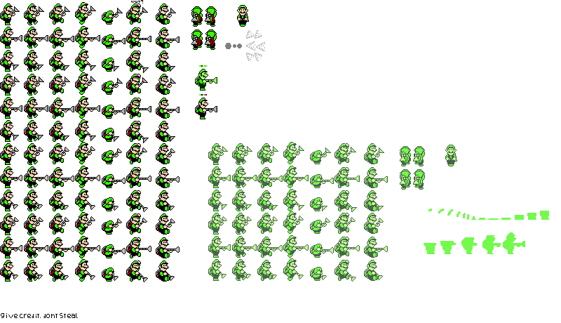 Luigi (Super Mario Bros. 3 NES-Style)
