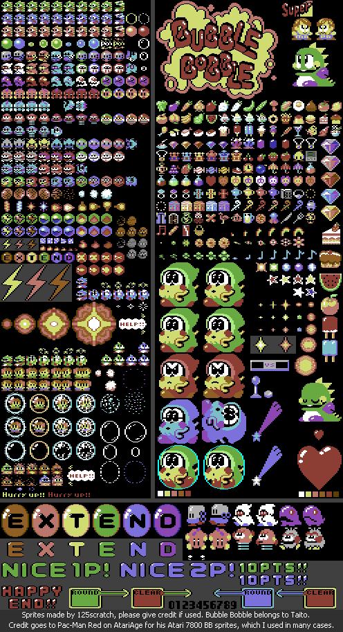 Bubble Bobble (Commodore 64-Style)