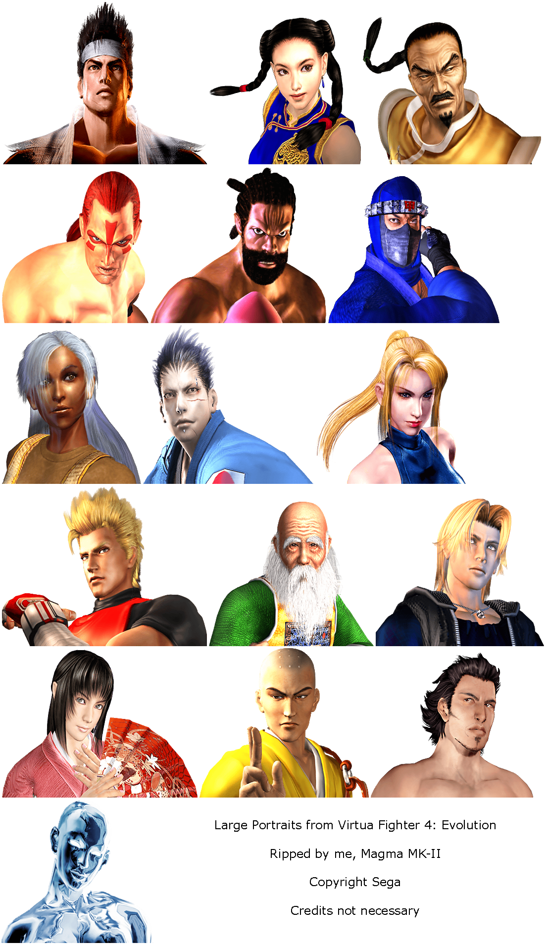 Virtua Fighter 4: Evolution - Large Portraits