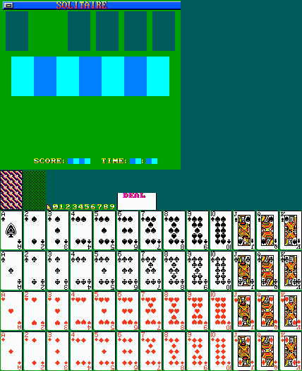 Solitaire (Bootleg) - General Sprites (VT03)