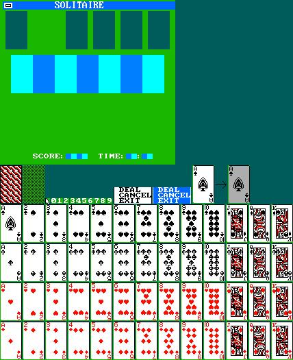 Solitaire (Bootleg) - General Sprites (VT02) (V2)