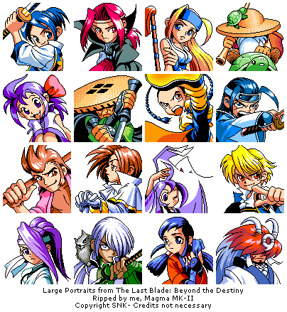 The Last Blade: Beyond the Destiny - Large Portraits