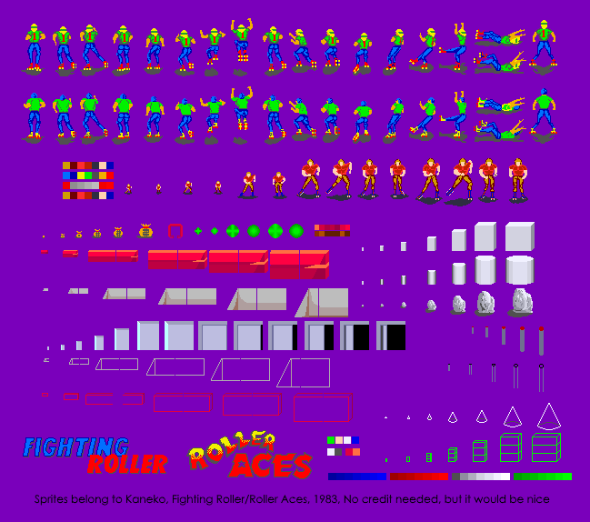 Fighting Roller / Roller Aces - General Sprites