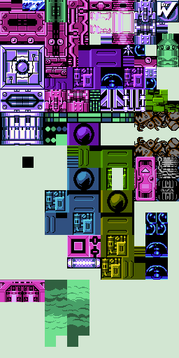 Rockman 7 FC / Mega Man 7 FC - Wily Stage 4