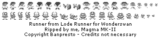 Lode Runner for WonderSwan - Runner