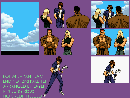The King of Fighters '94 - Ending (Japan Team, 2nd Palette)