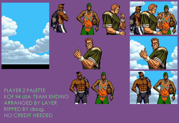 The King of Fighters '94 - Ending (USA Sports Team, 2nd Palette)
