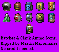 Ratchet & Clank - Ammo Icons