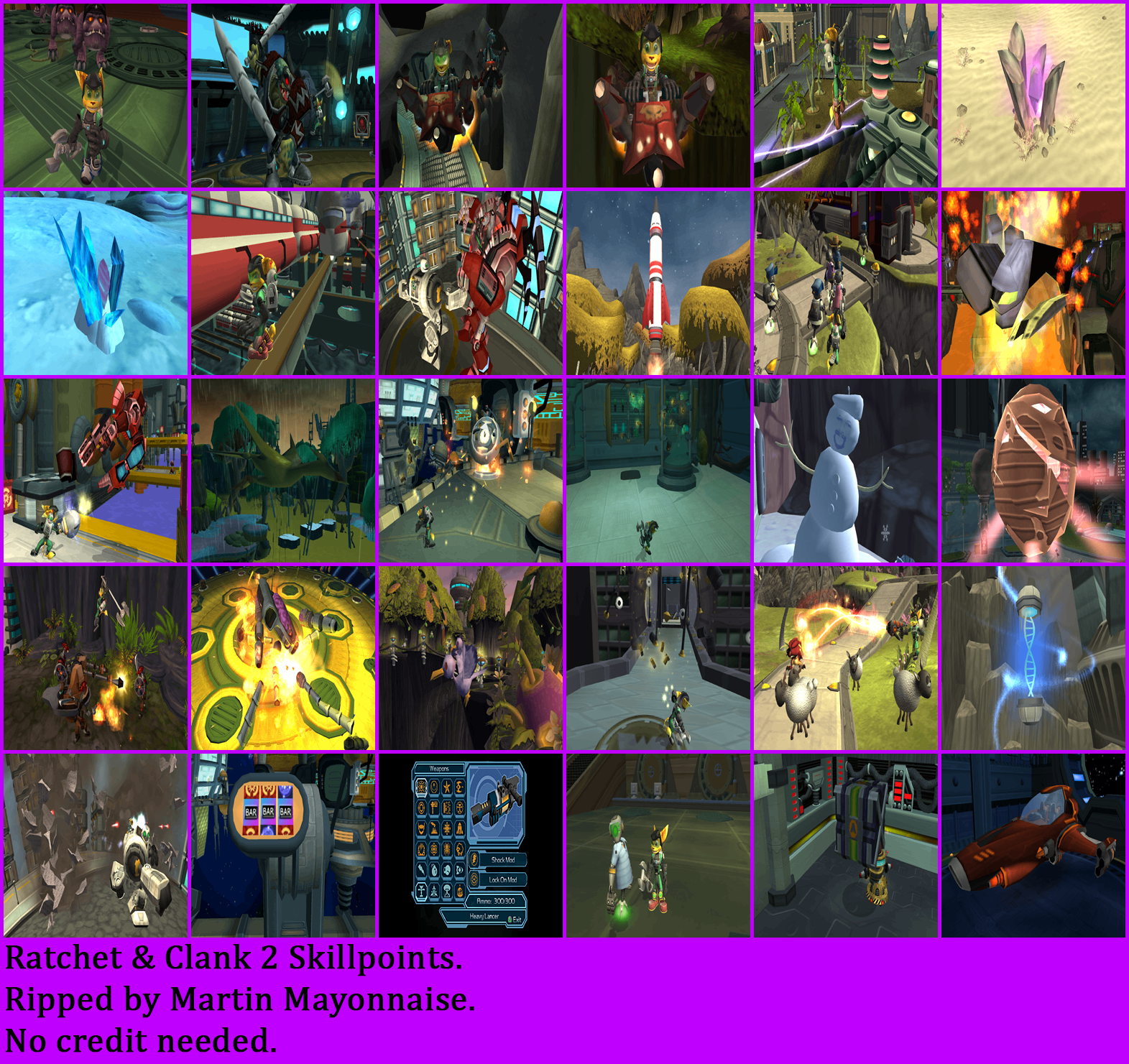 Ratchet & Clank 2: Going Commando - Skillpoints