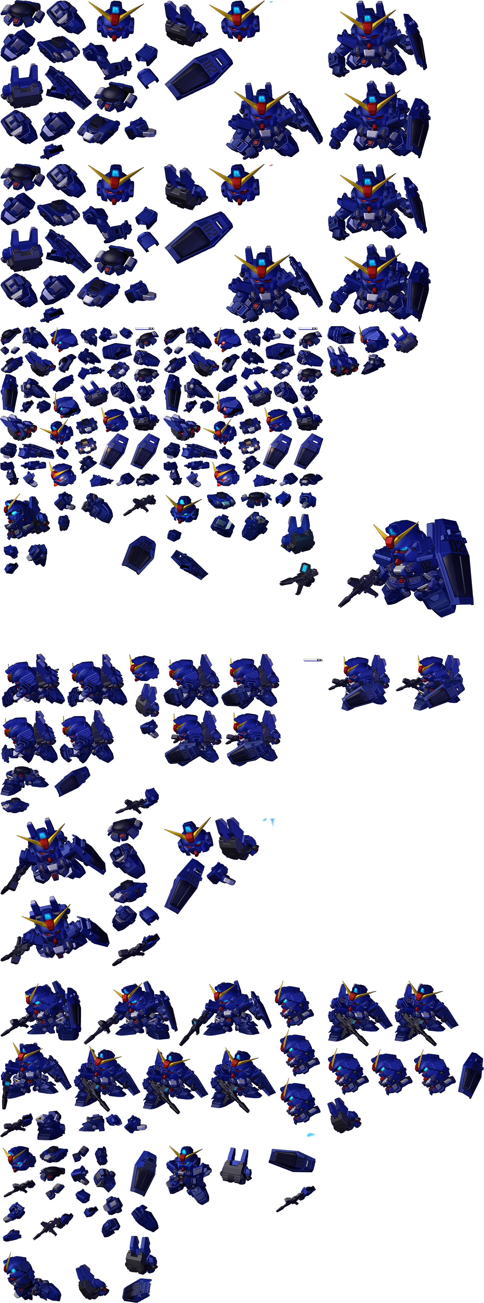 SD Gundam G Generation Wars - Blue Destiny Unit 2