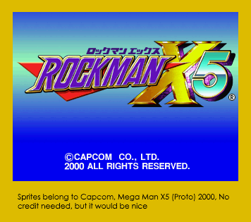 Mega Man X5 - Title Screen