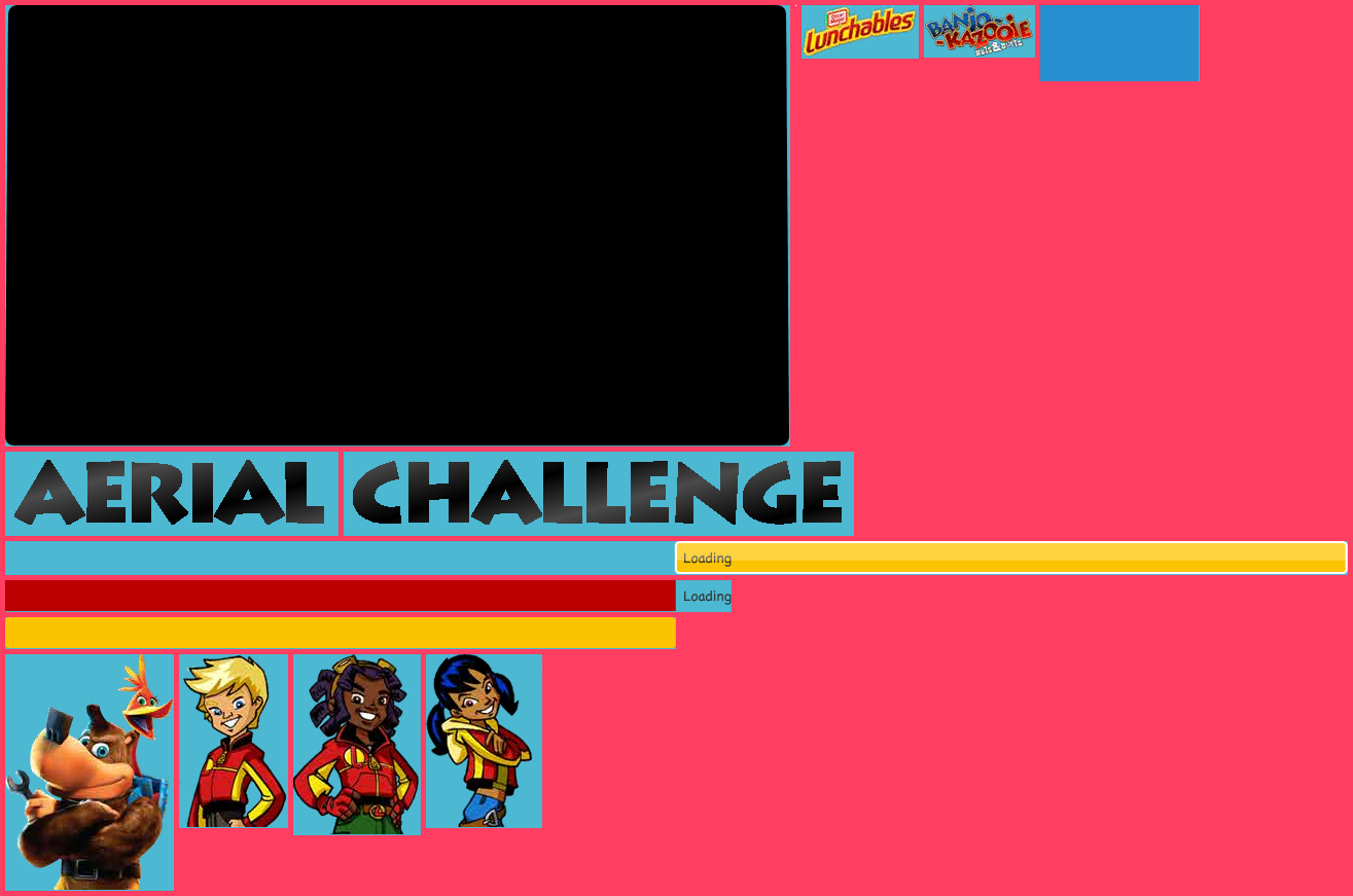 The LUNCHABLES "Banjo-Kazooie Nuts & Bolts" Aerial Challenge - Loading Screen