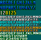 94 Super World Cup Soccer (Bootleg) - Font