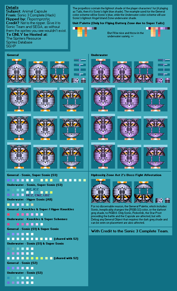 Sonic 3 Complete (Hack) - Capsule