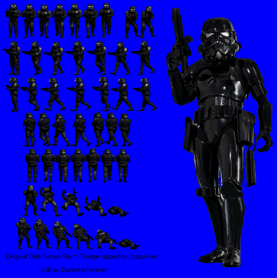 Star Wars Customs - Blackhole Storm Trooper (Dark Forces-Style)