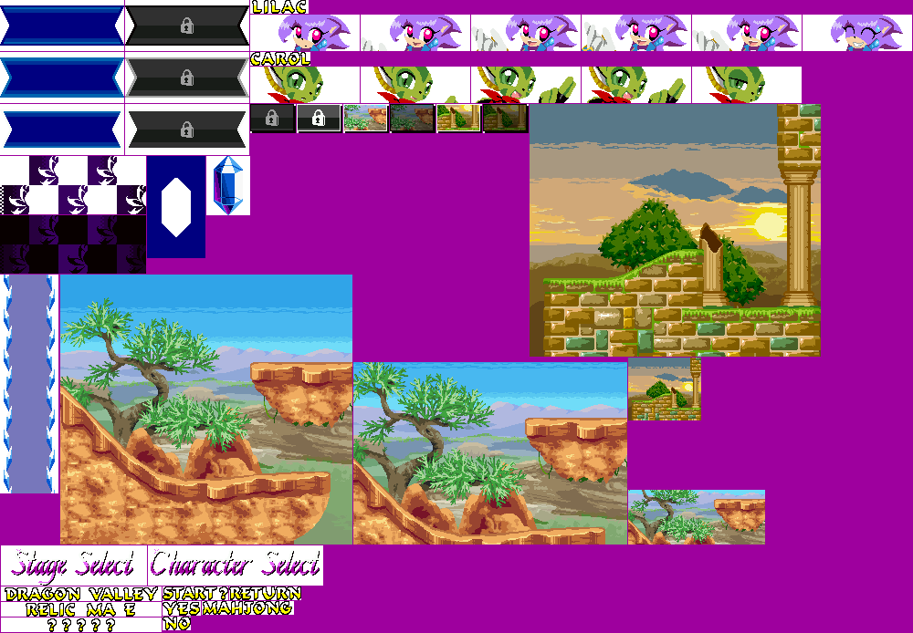 Freedom Planet - Character Select + Stage Select (Demo)