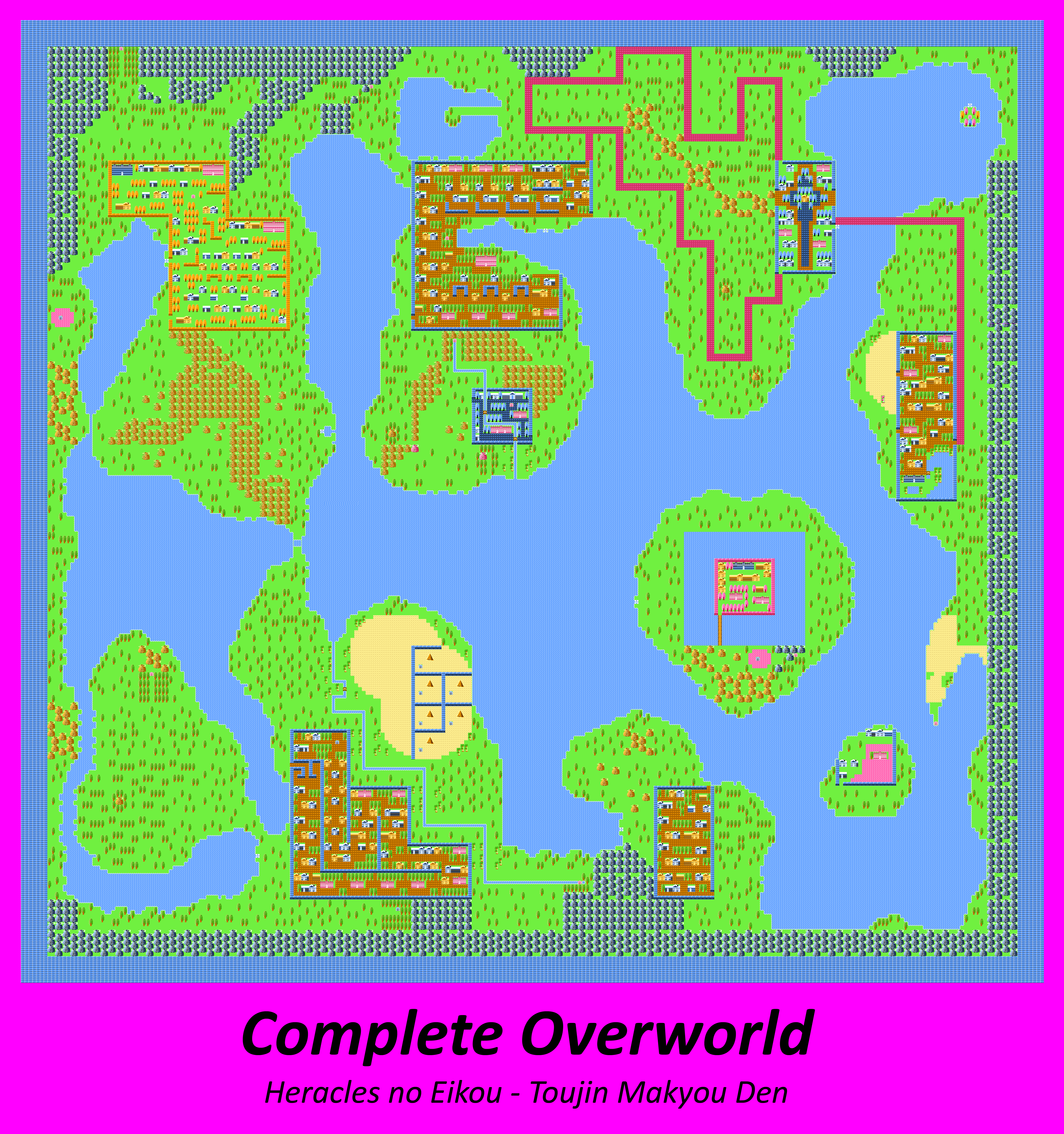 Heracles no Eikou (JPN) - Complete Overworld