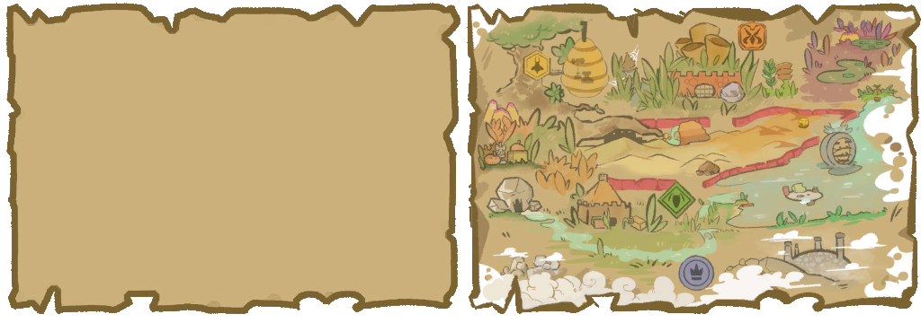 Bug Fables: The Everlasting Sapling - World Map