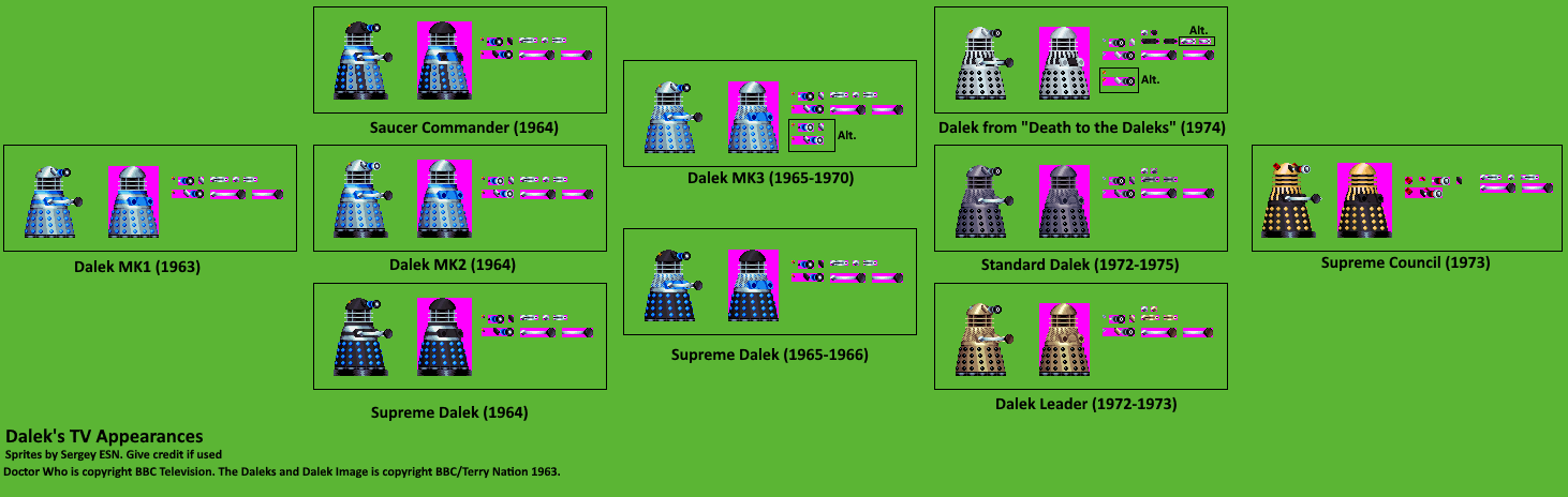 Daleks (Sonic Mania-Style)