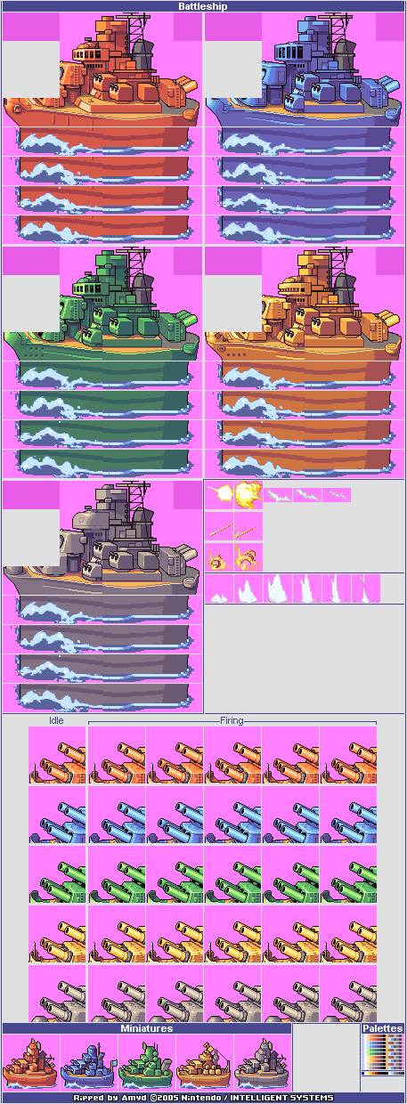 Advance Wars: Dual Strike - Battleship