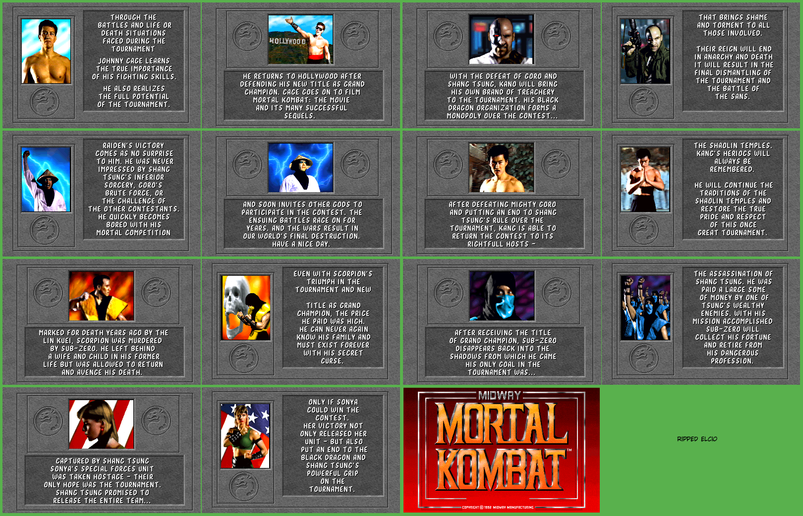 Mortal Kombat - Endings