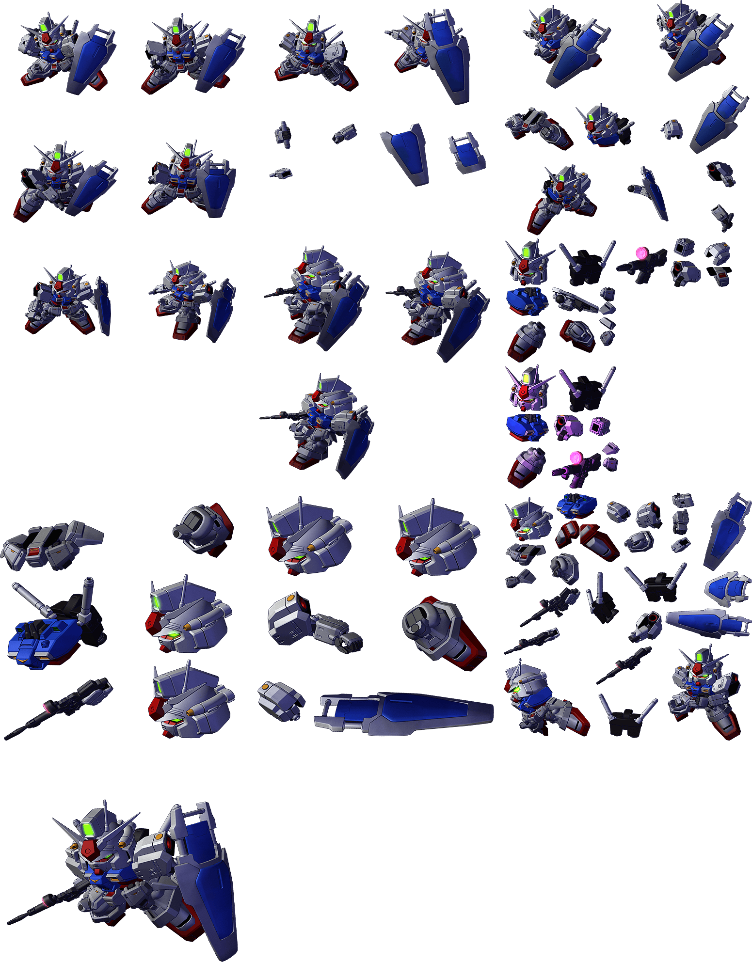 SD Gundam G Generation Wars - Gundam GP 01