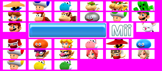 Mario Sports Mix - Character Select Icons