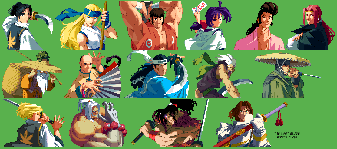 Last Blade - Victory Portraits