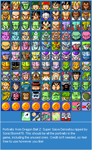 Dragon Ball Z: Legend of the Super Saiyan (JPN) - Portraits