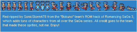 Romancing SaGa 3: Boku No (Hack) - Red