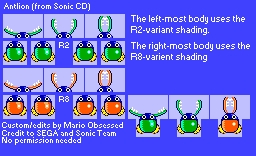 Sonic the Hedgehog Customs - Egg Antlion (Master System-Style)