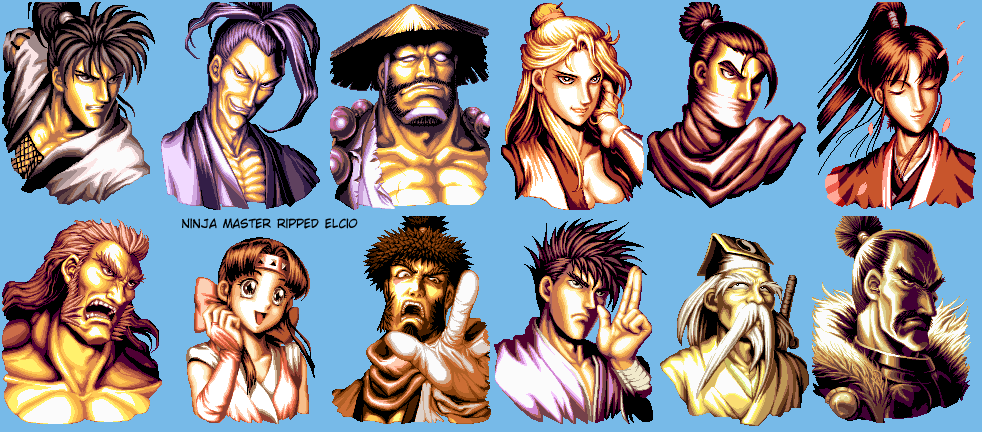 Ninja Masters - Portraits