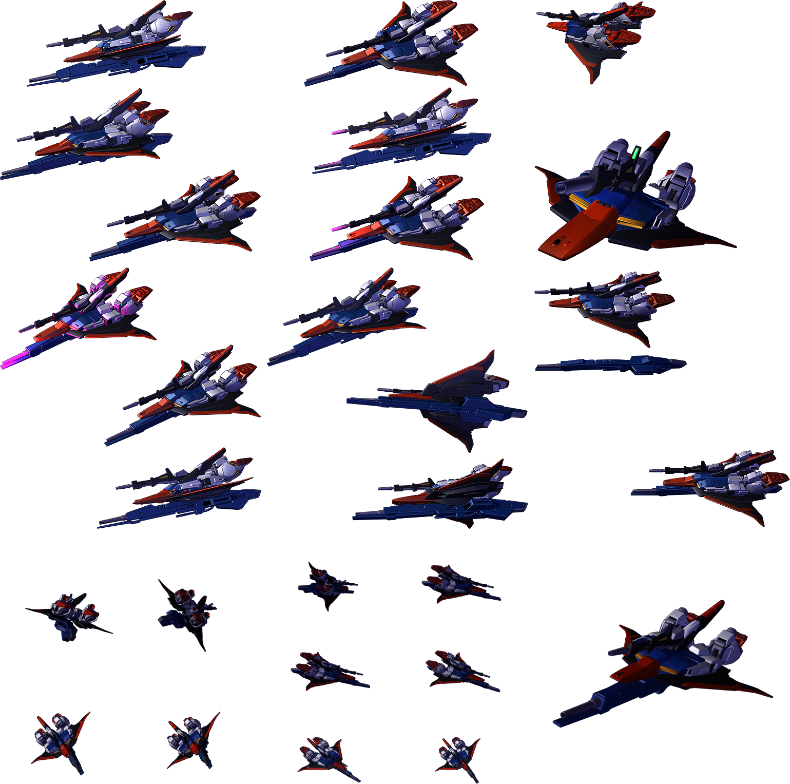 SD Gundam G Generation Wars - Zeta Gundam (Waverider)