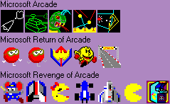 Microsoft Arcade Series - Executable Icons