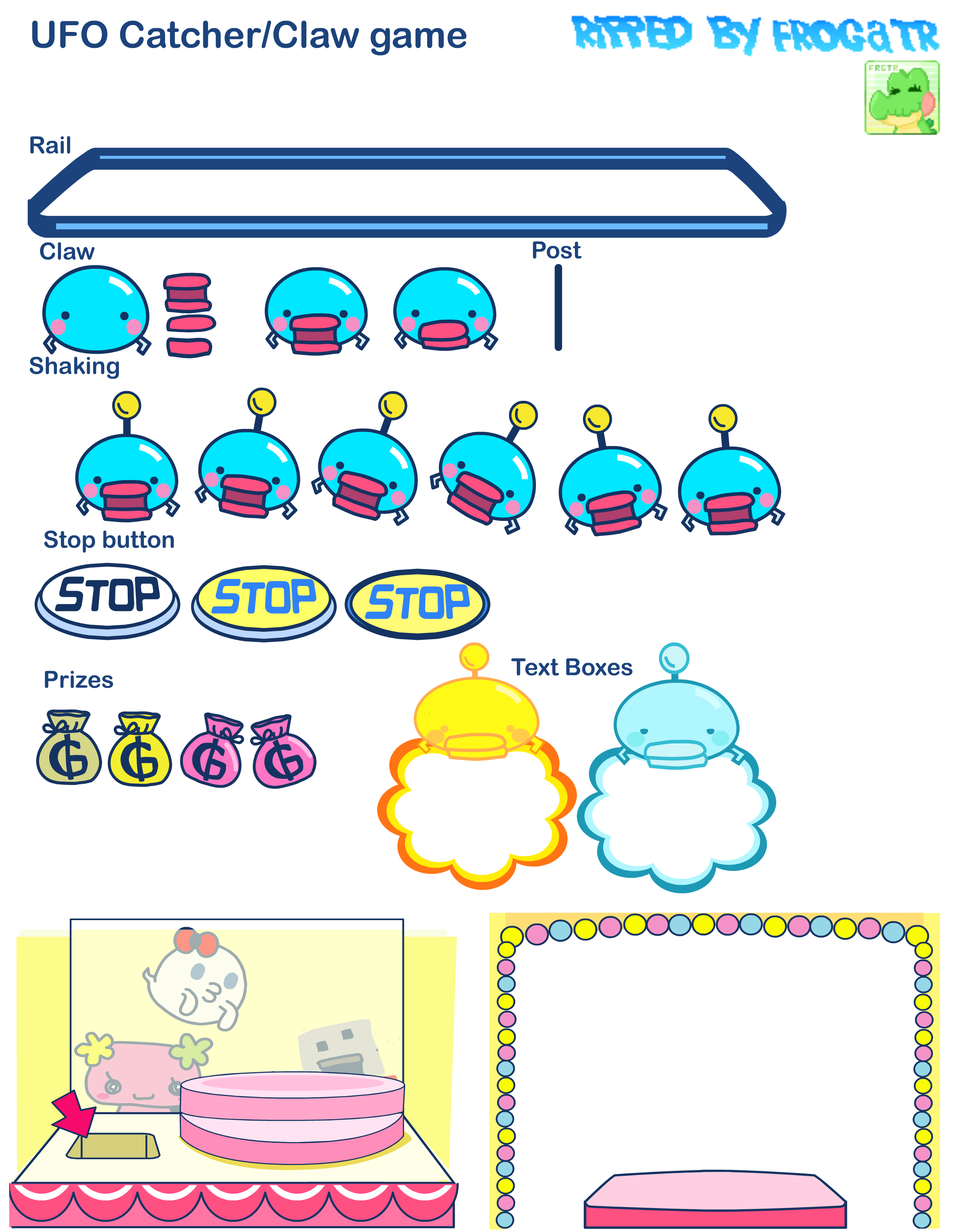 Tamagotchi TamaTown V3/V4 - UFO Catcher / Claw Game