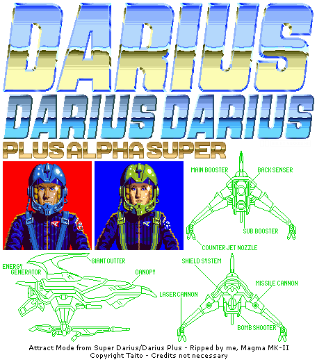 Super Darius / Darius Plus (JPN) - Attract Mode