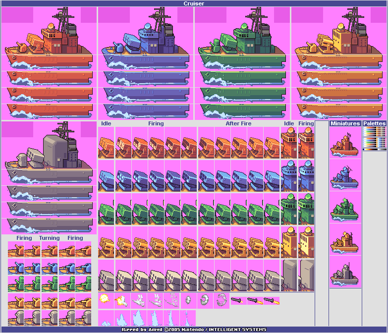 Advance Wars: Dual Strike - Cruiser