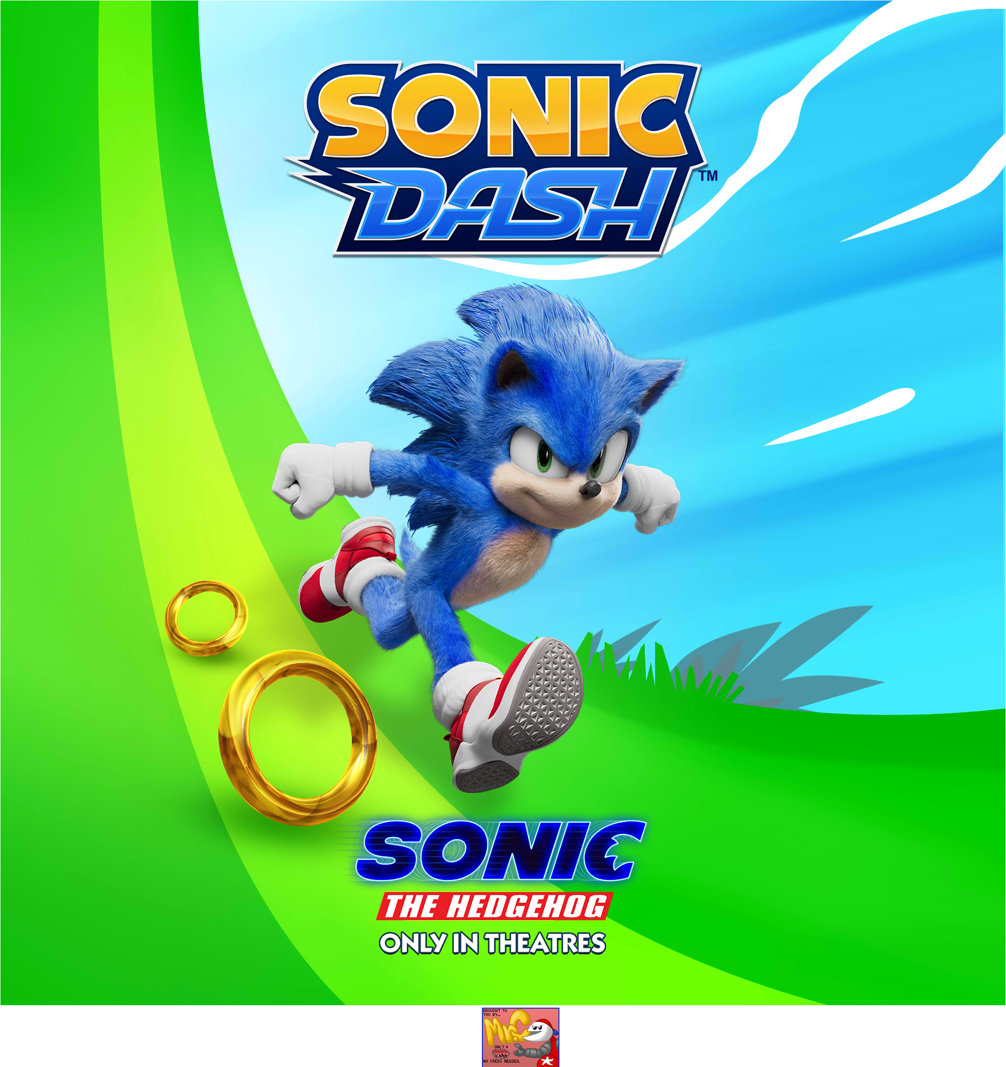 Mobile - Sonic Dash - Super Sonic (Movie) - The Models Resource