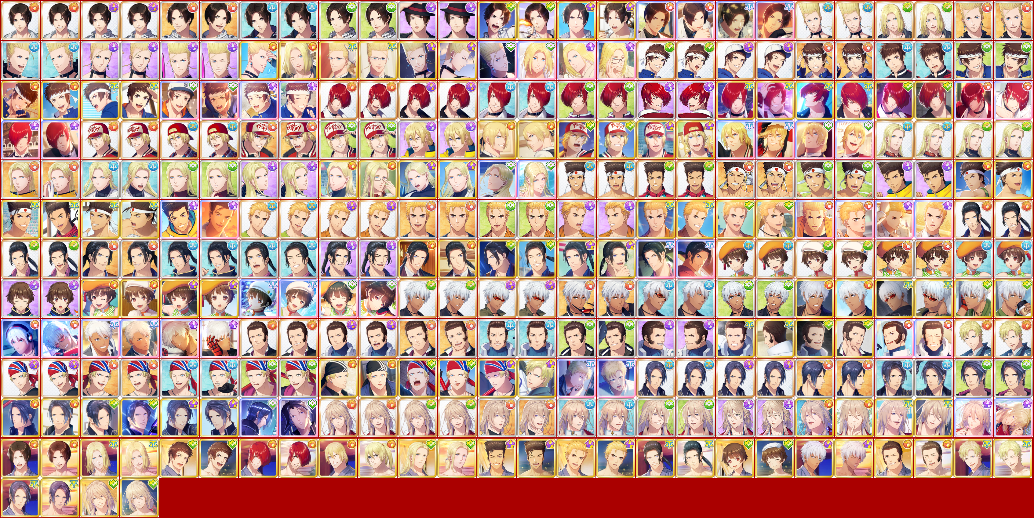 THE KING OF FIGHTERS for GIRLS - Card Icons