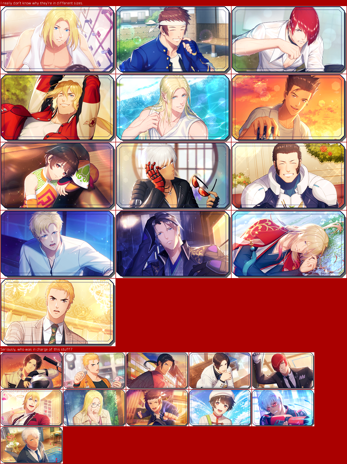 THE KING OF FIGHTERS for GIRLS - Album Icons (Cards)