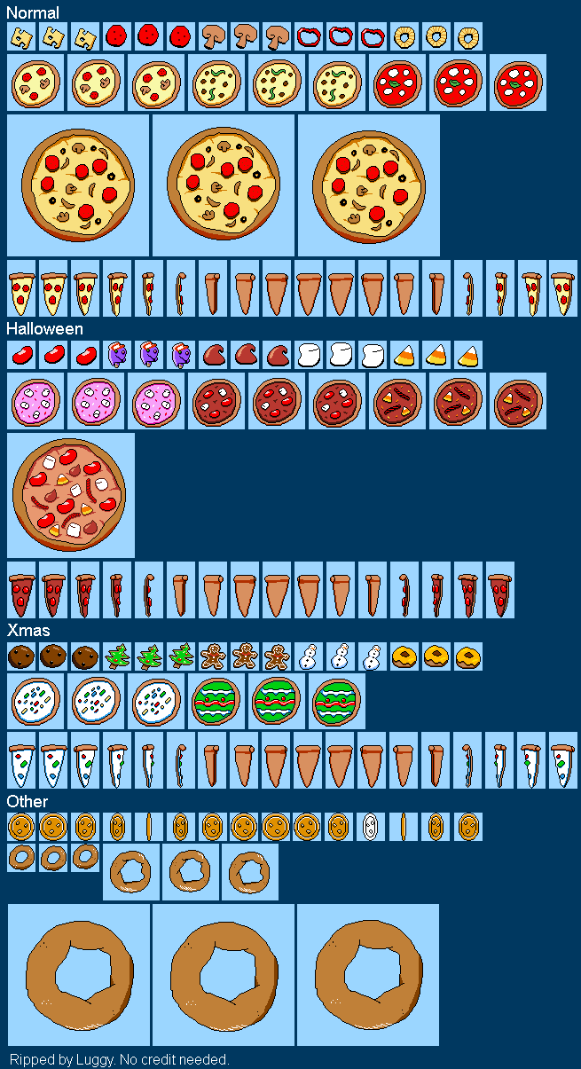 Pizza Tower - Pizza Collectibles (Demo)