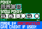 Pokey & Snow Pokey (Super Mario Land 2-Style)
