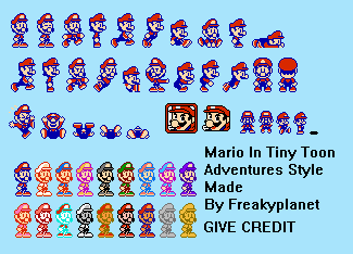 Mario Customs - Mario (Tiny Toon Adventures-Style)