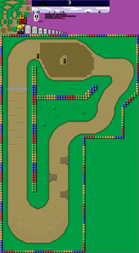 Luigi's Mansion Track (Super Mario Kart-Style)