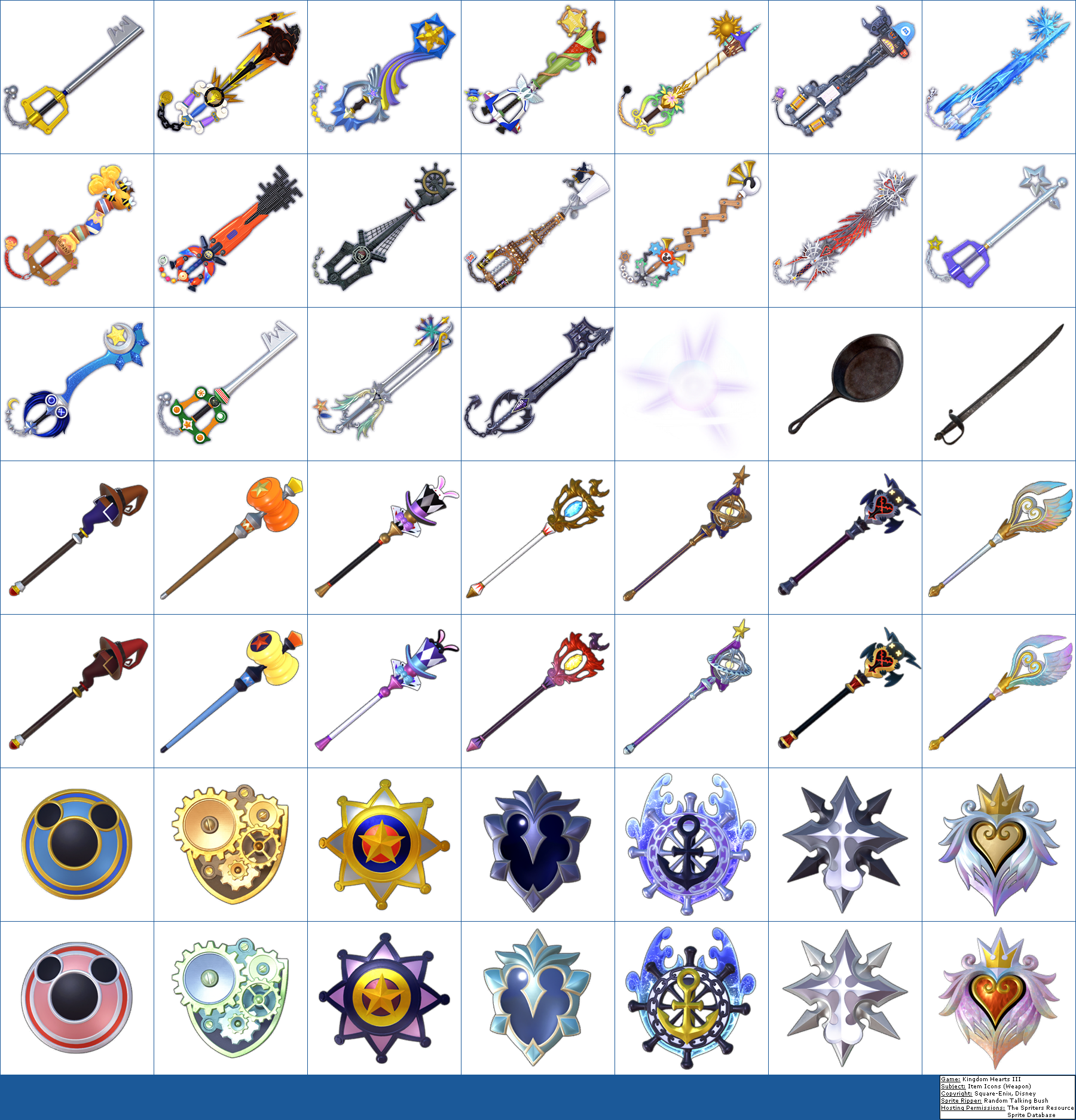 Item Icons (Weapon)