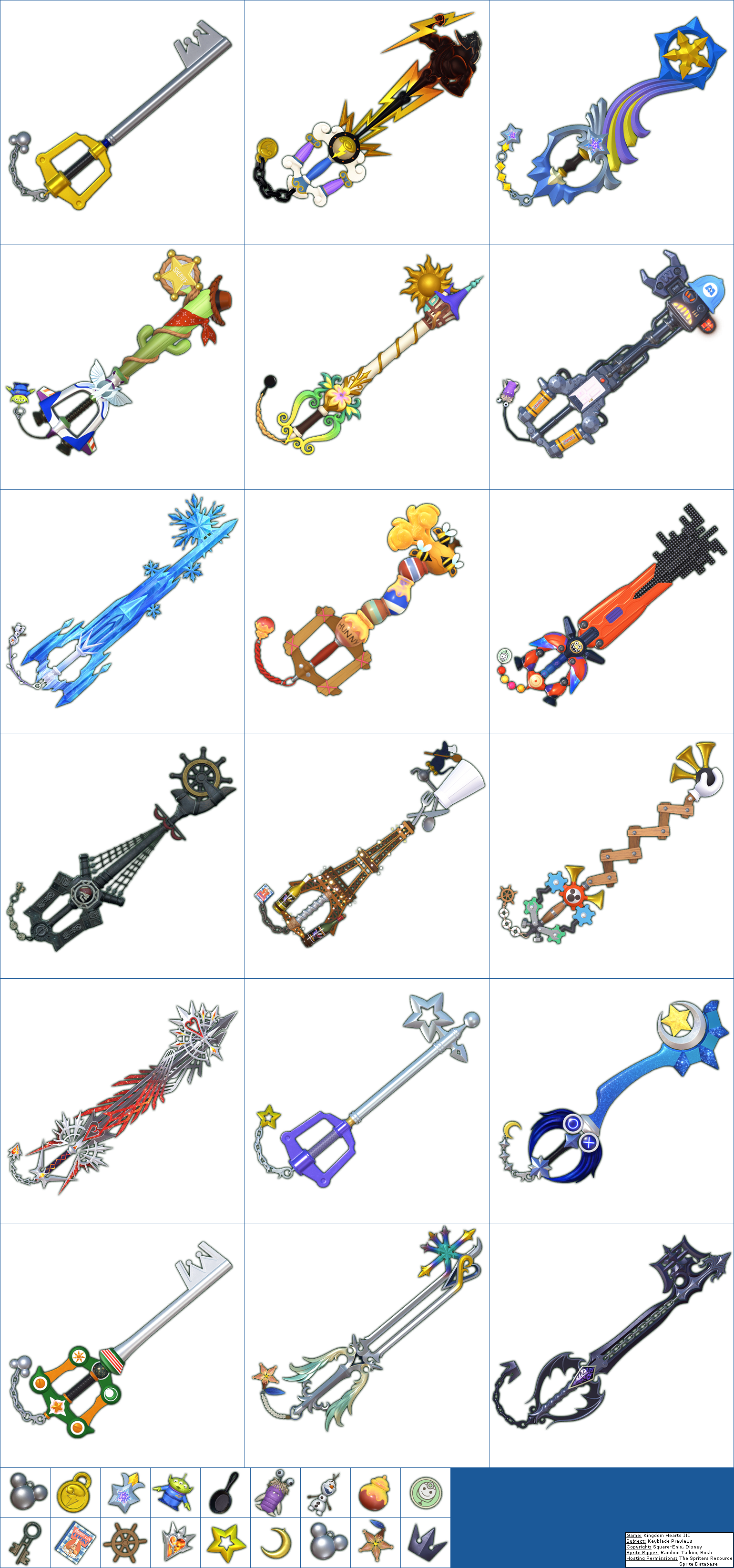 Keyblade Previews